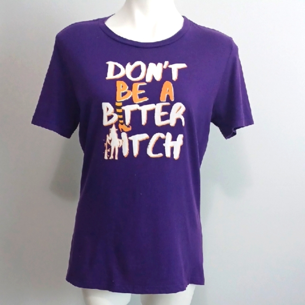 DON'T BE A BITTER WITCH funny Halloween shirt.  Size MEDIUM